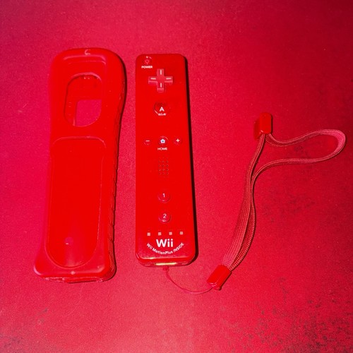 Telecomando wii rosso - telecomando,